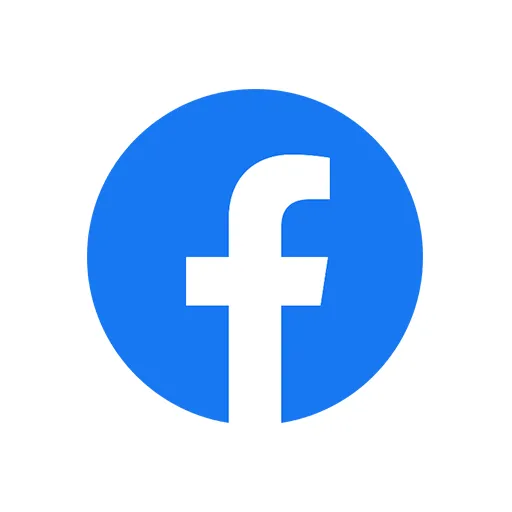 Logo Facebook avec une lettre « f » blanche sur fond bleu.